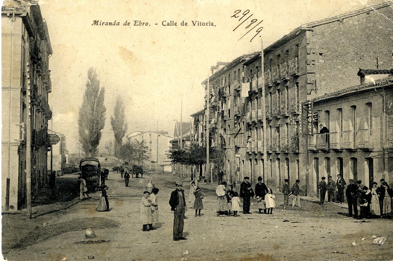 Postal Calle de Vitoria - Miranda de Ebro