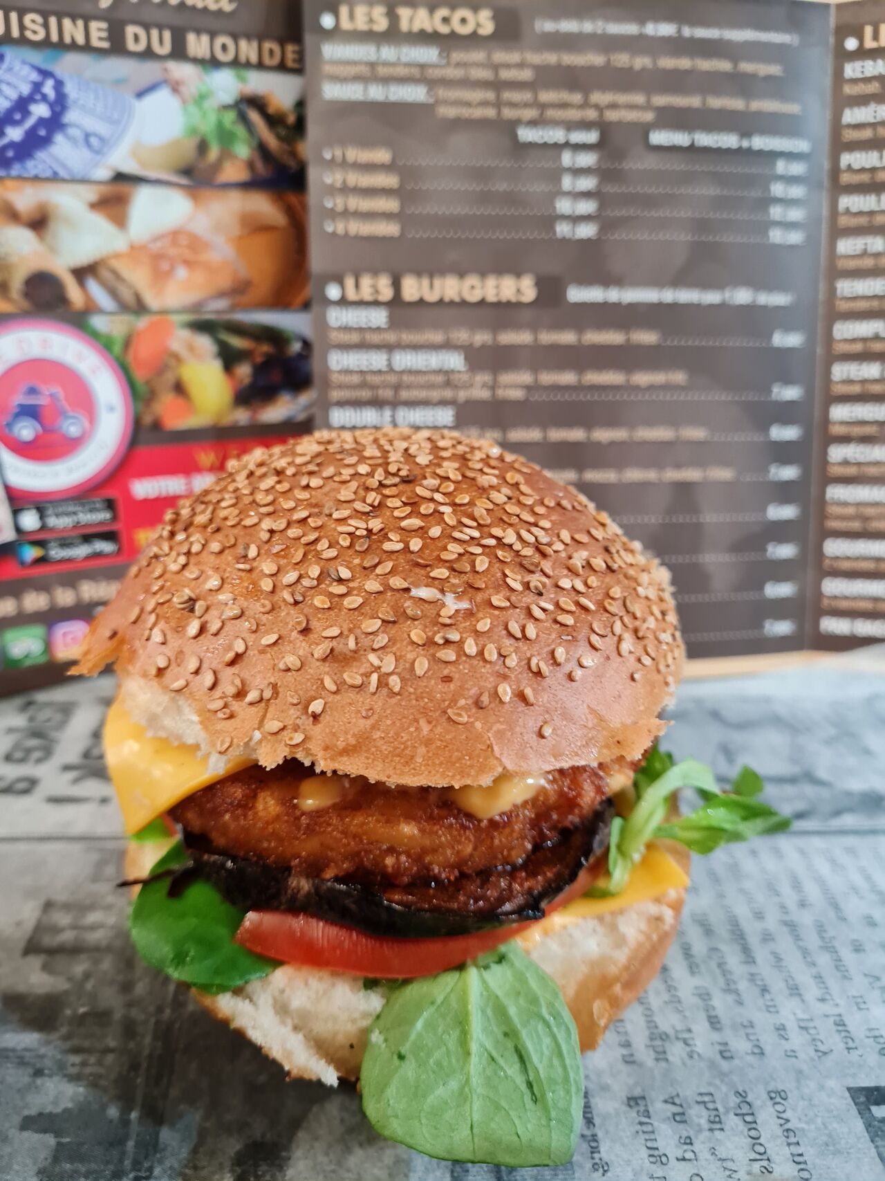 Le Burger Cheese Oriental