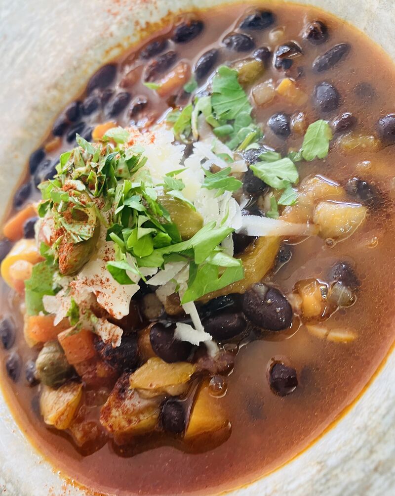 Blackbean and Chorizo Stew