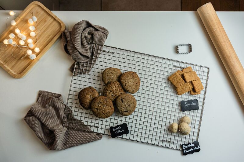 Assortiment ( Breizh cookies, Spéculoos, Bouchées amande-vanille)