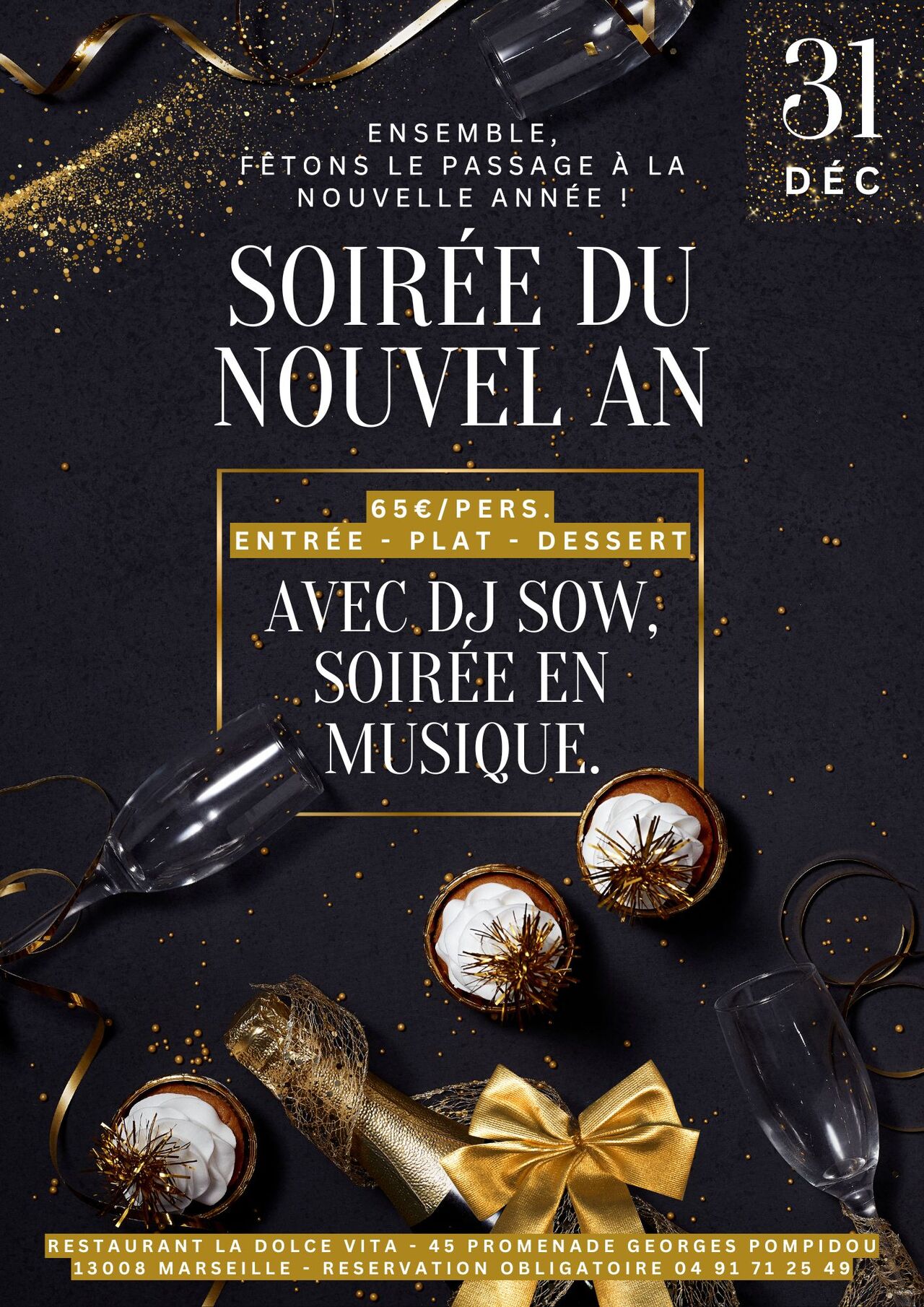 🔥 RÉVEILLON JOUR DE L'AN 🔥