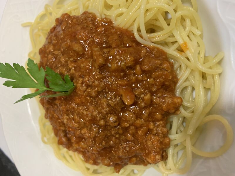 Espaguetis Boloñese