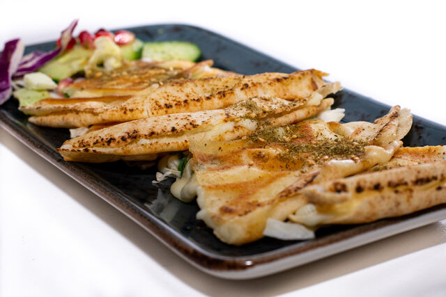 Arayes de queso.