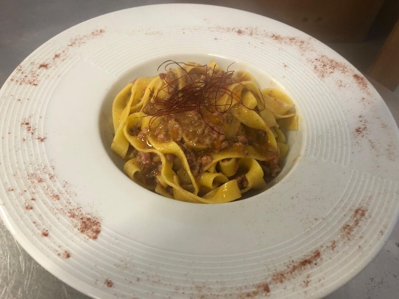 Tagliatelle al ragù di capriolo