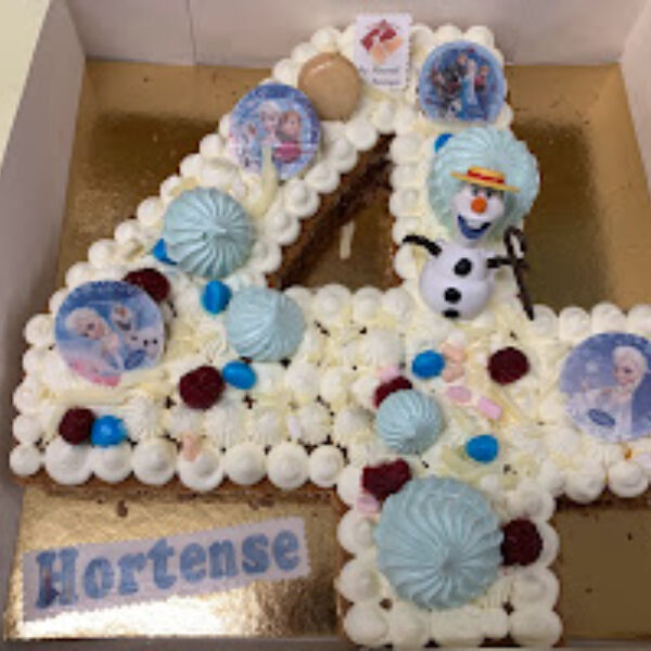 Number Cake 4 Reine des neiges
