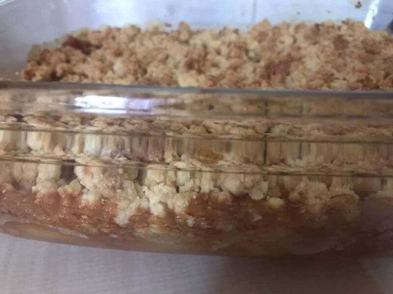 Crumble aux pommes