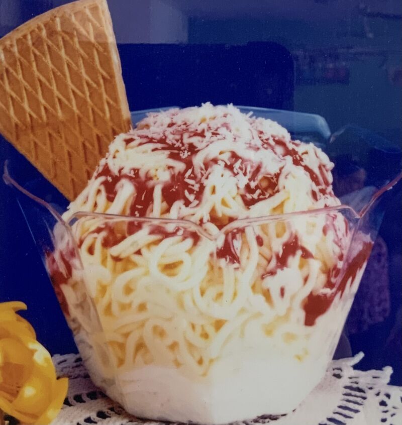 Spaghetti-Eis