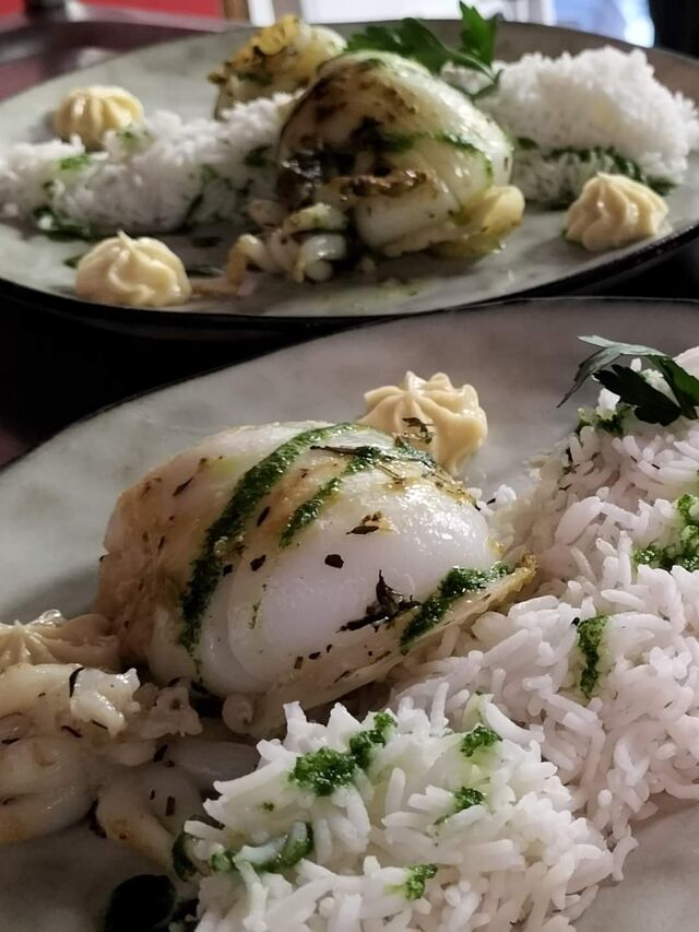 Seiche à la plancha 