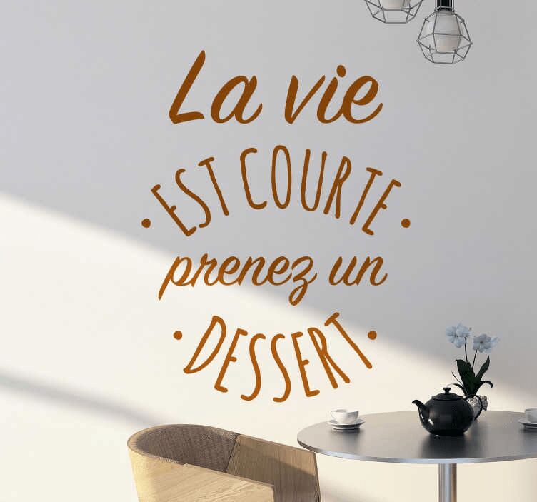 Venez déguster nos desserts fait MAISON