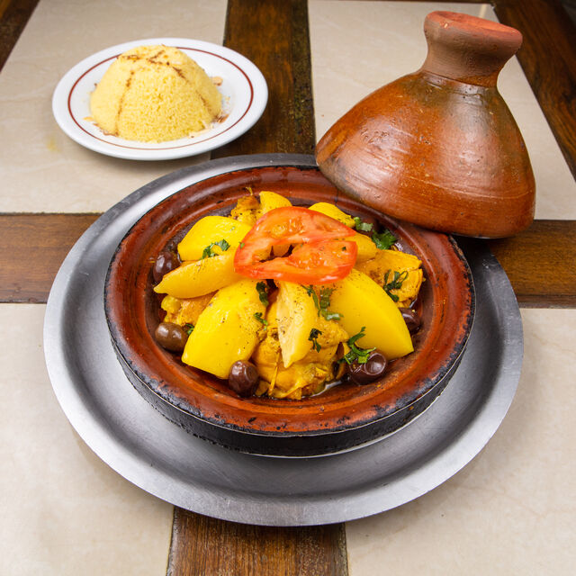 tajine de poulet citron et olives