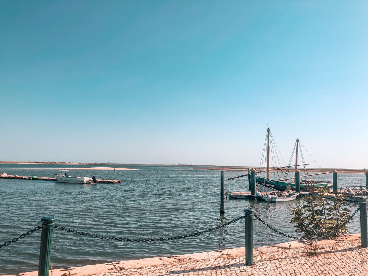 Vista maravilhosa para a Ria Formosa.