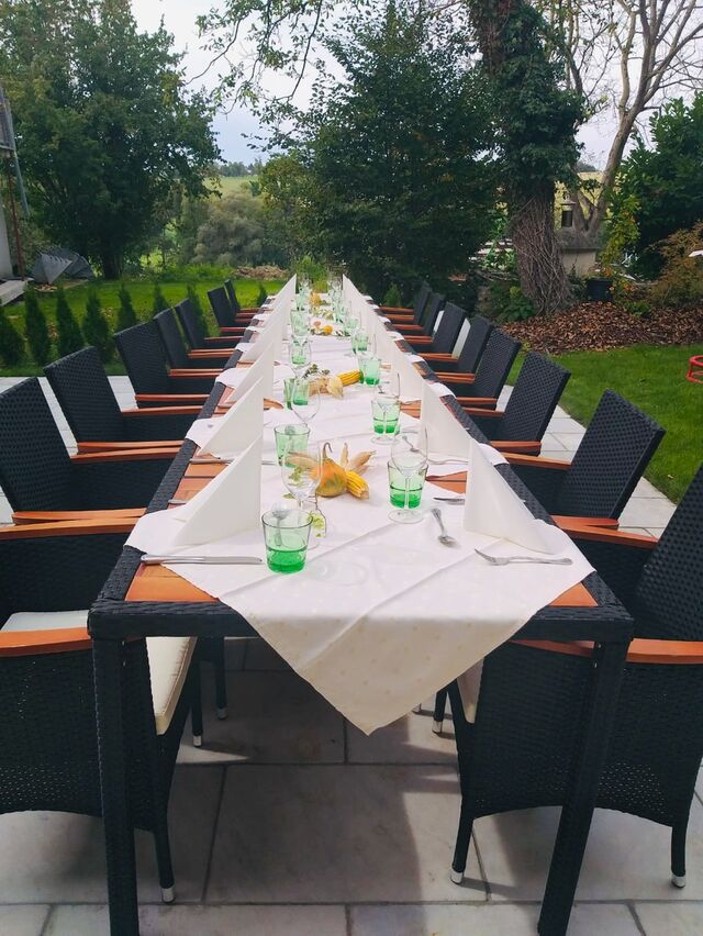 Unser gemütlicher Gastgarten