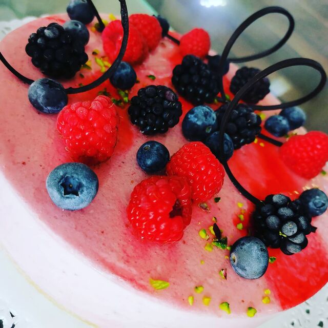 Mousse ai frutti di bosco