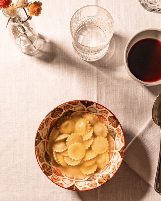 Anolini in brodo di terza