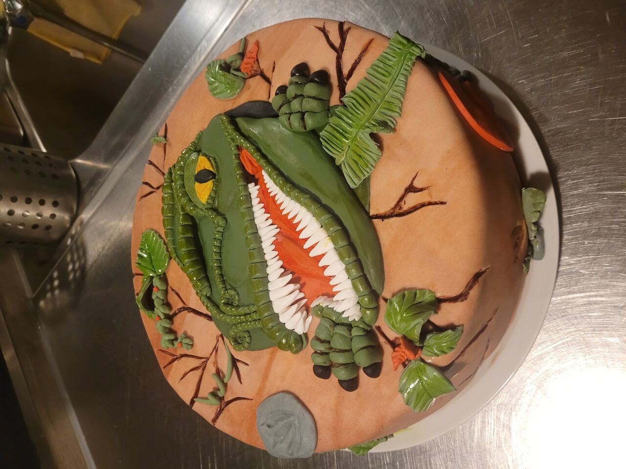 Letzte Fondanttorte für ne ganze Weile :-)