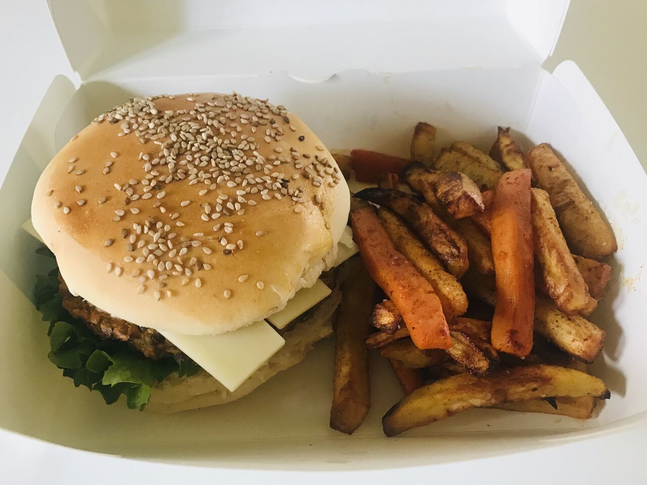 livraison à domicile le 6 mars 2020
burgers végétariens