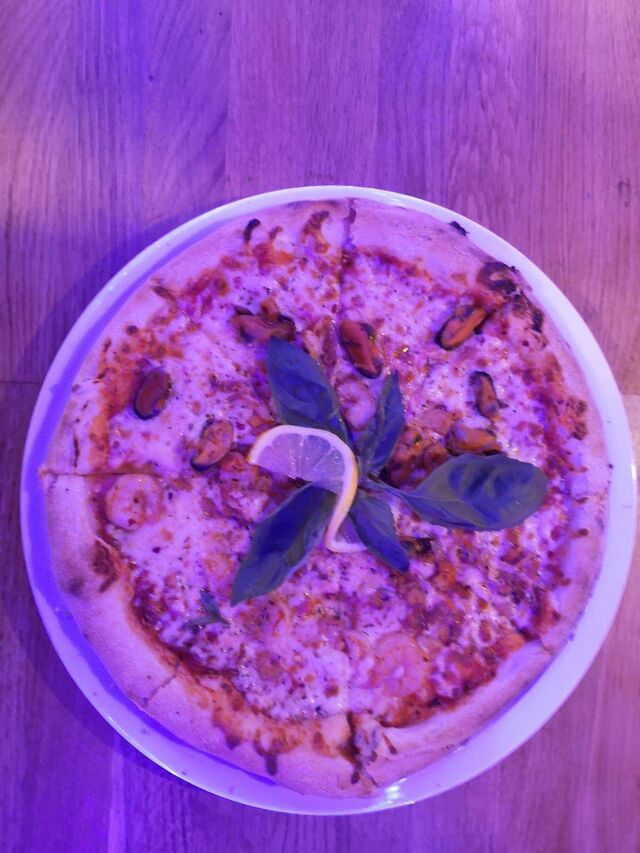 Pizza fruits de mer