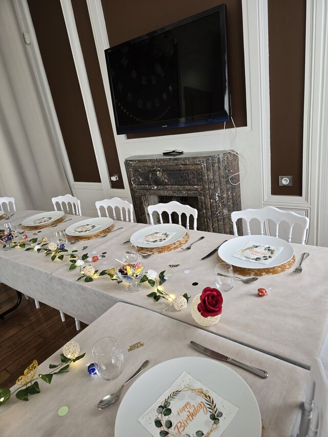 Réception pour un anniversaire
