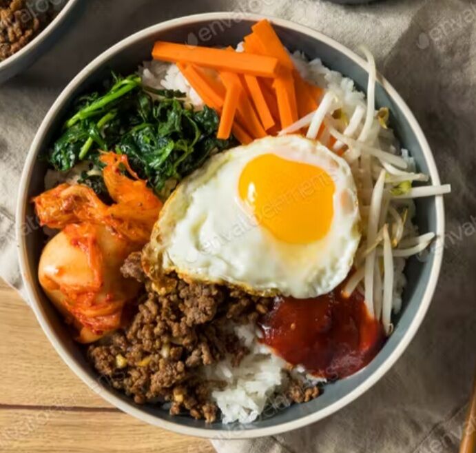 Bibimbap au Bœuf
