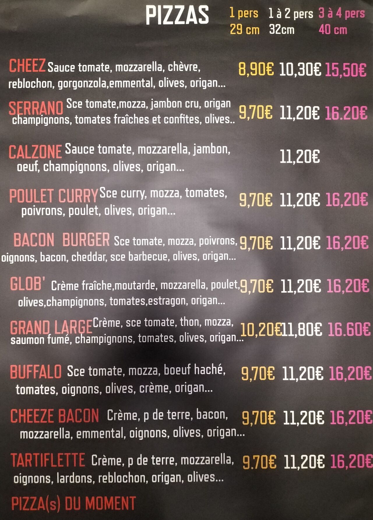 Pizzas deuxième partie 