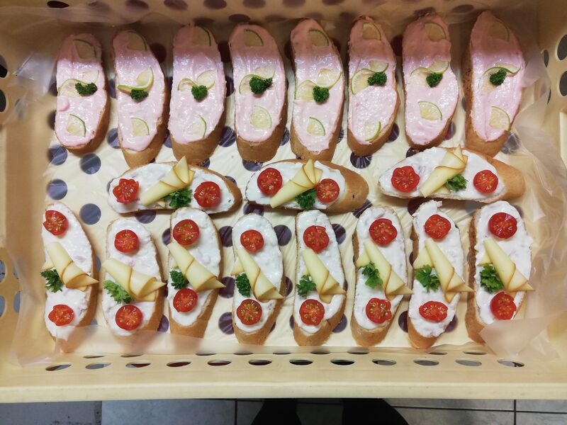 Chlebíčky více druhů