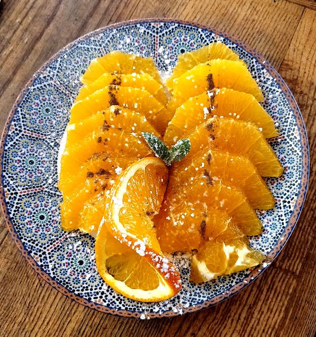 Orange a la cannelle 