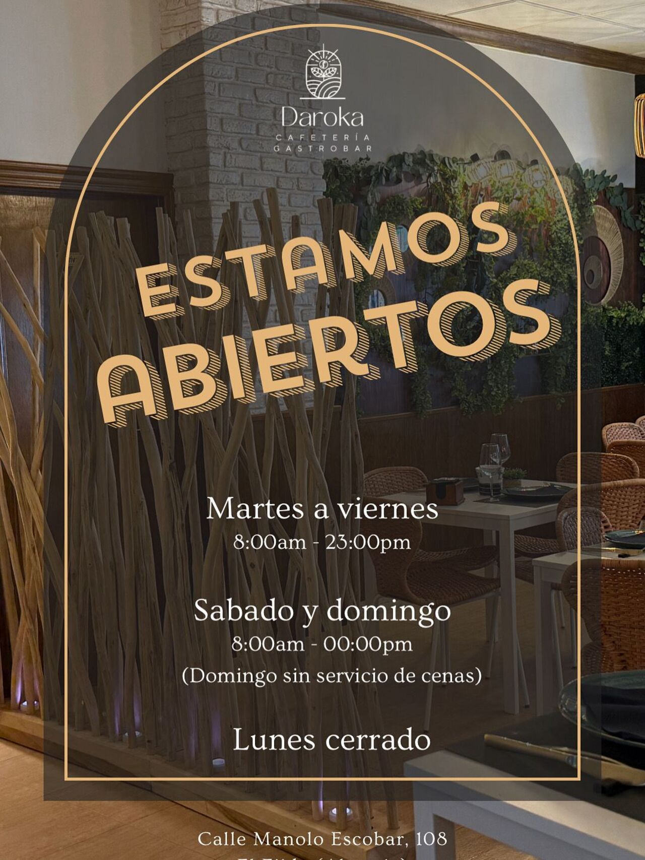 ¡Te esperamos!