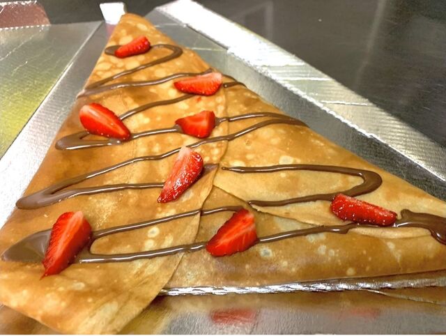 Crêpe nutella fraise