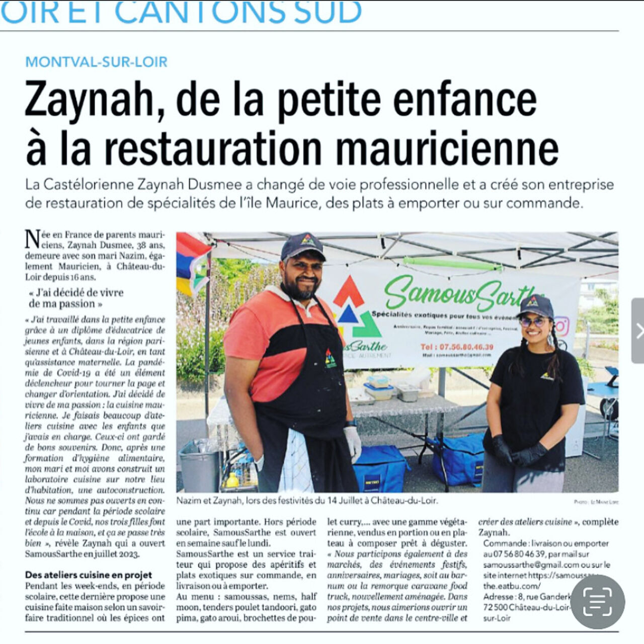 SamousSarthe au Maine Libre- Ouest france