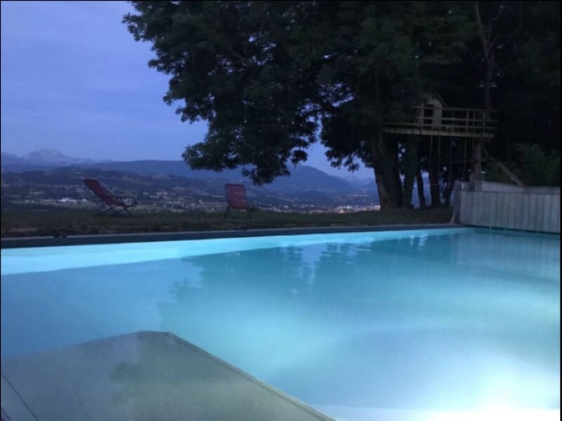 Piscine nuit
