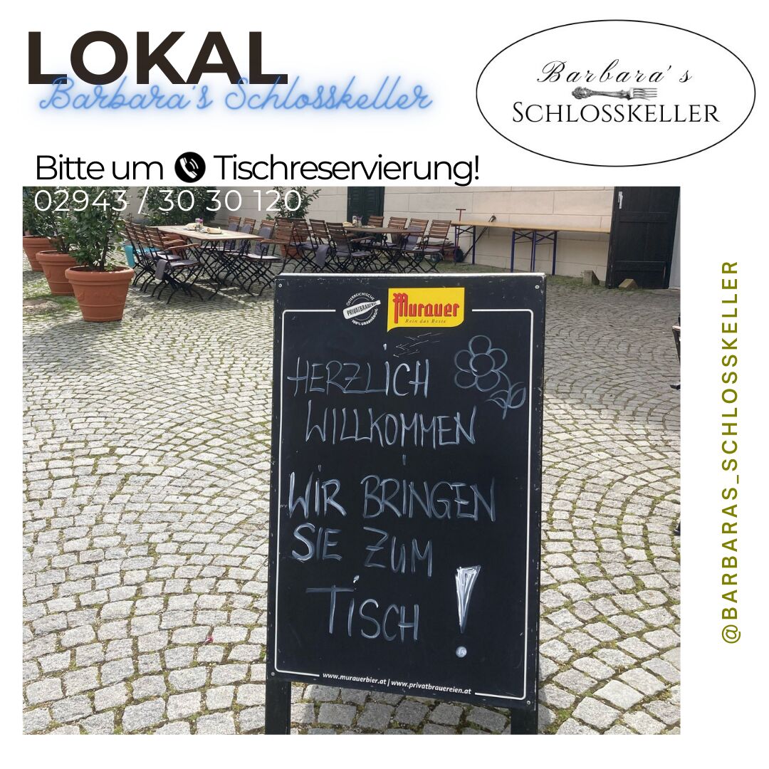 Gastgarten geöffnet