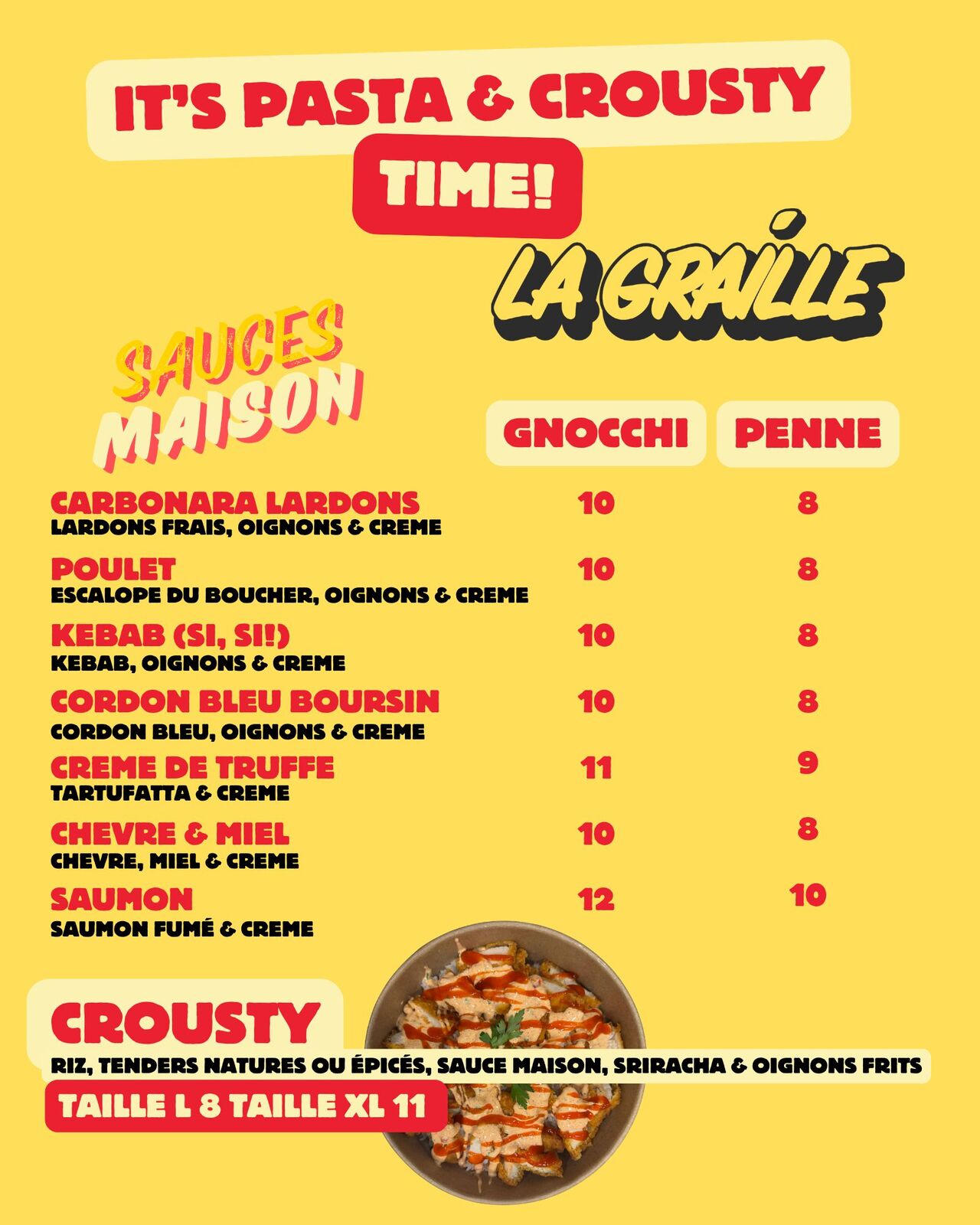 PASTA / CROUSTY PARTYYYY