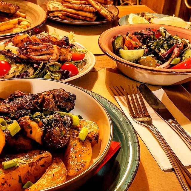 verschiedene Speisen