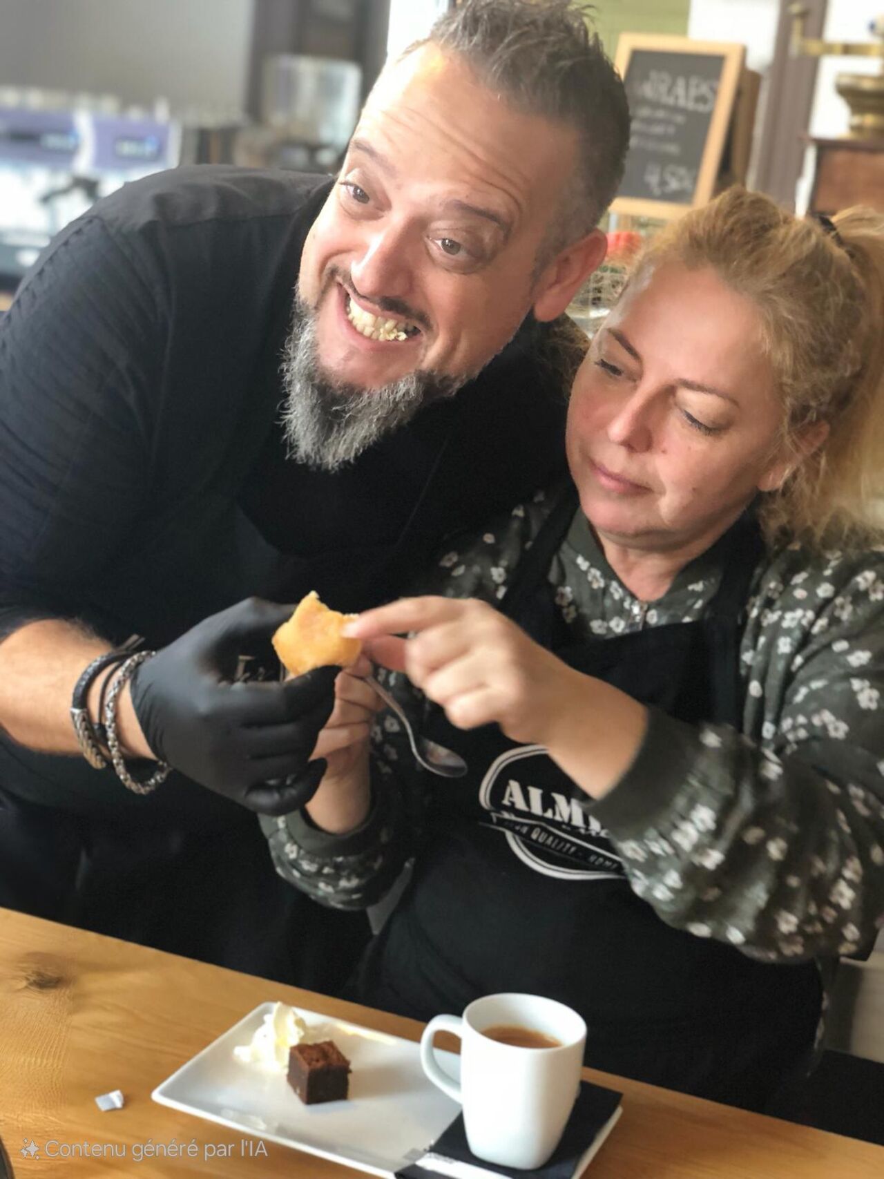 Petite équipe familiale et souriante à votre service
