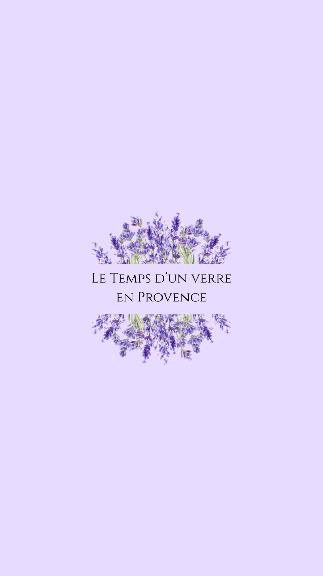Carte le temps d'un verre en Provence