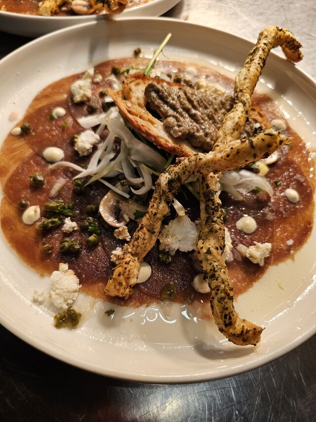 Suggestie's Carpaccio van Hert