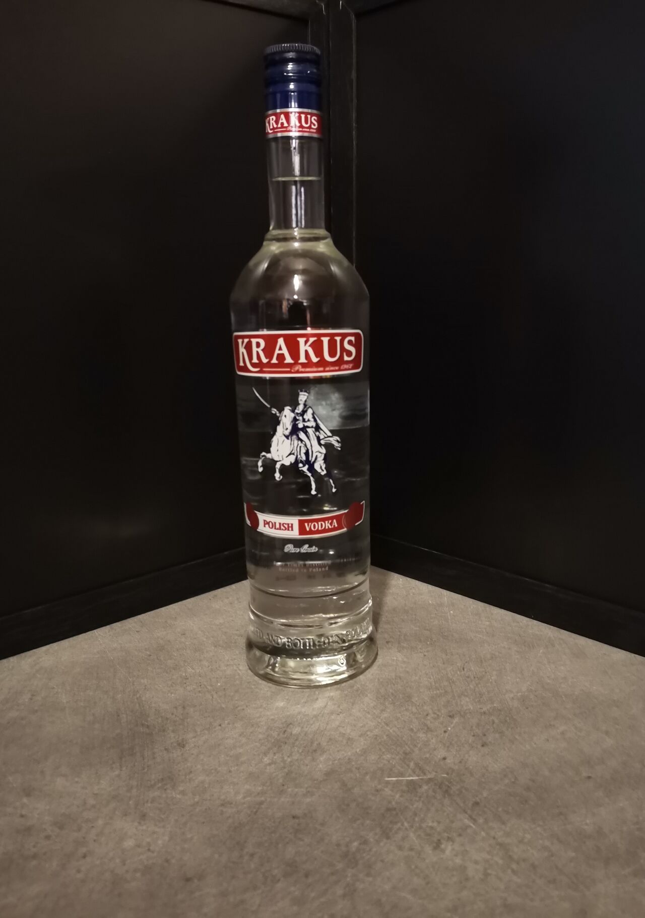 Krakus = vodka polonaise=23.50€ 