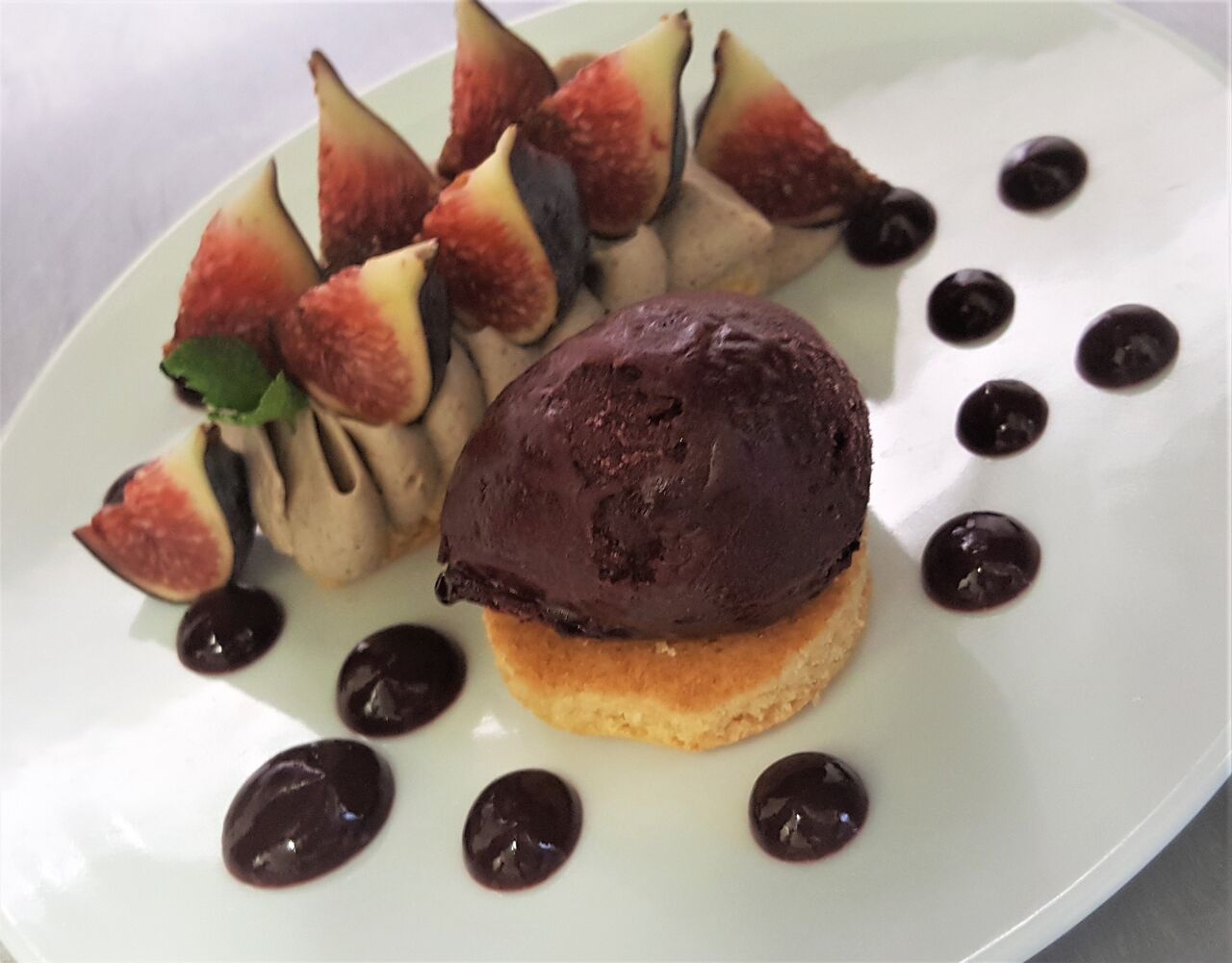 Sablé breton figues myrtilles