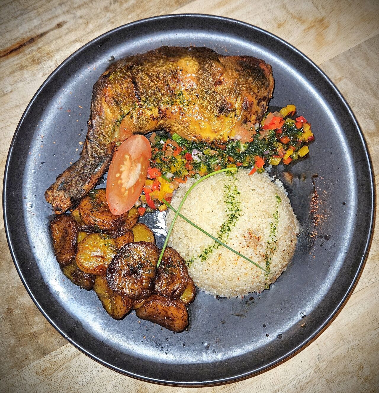 Attiéké Poulet Alloco