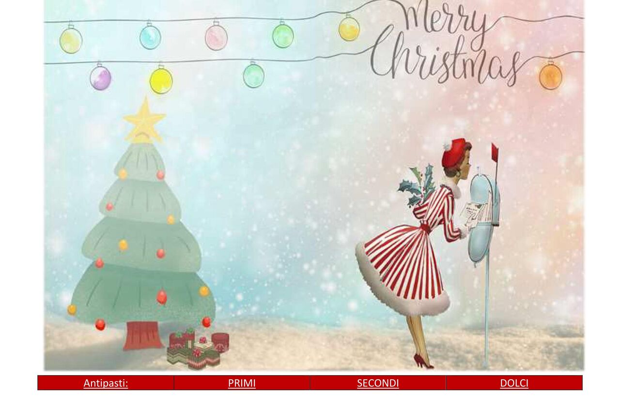 MENU, NATALE E SANTO STEFANO