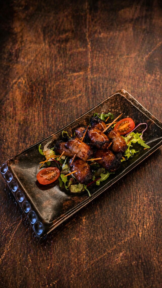 Datiles con Bacon y miel