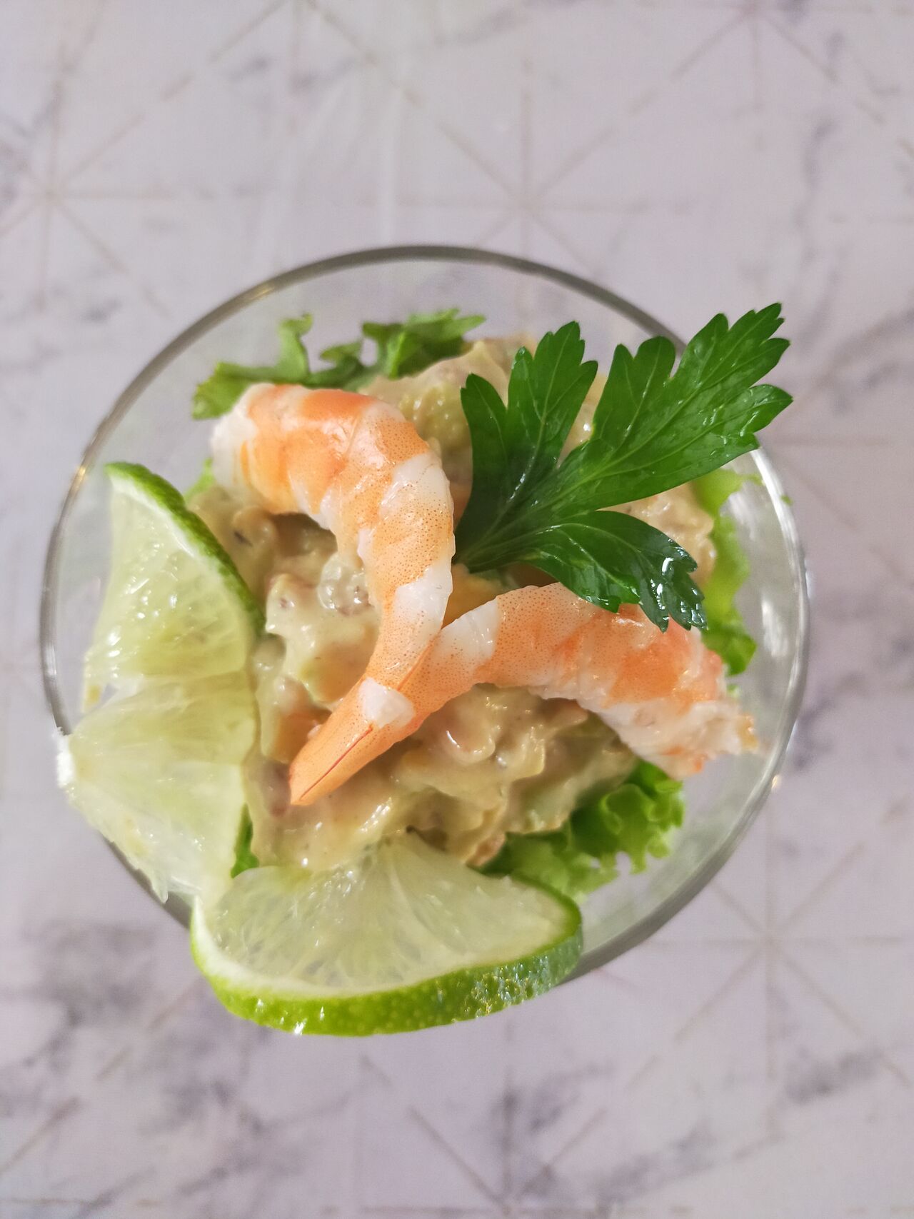 Avocat crevettes sauce Calypso 