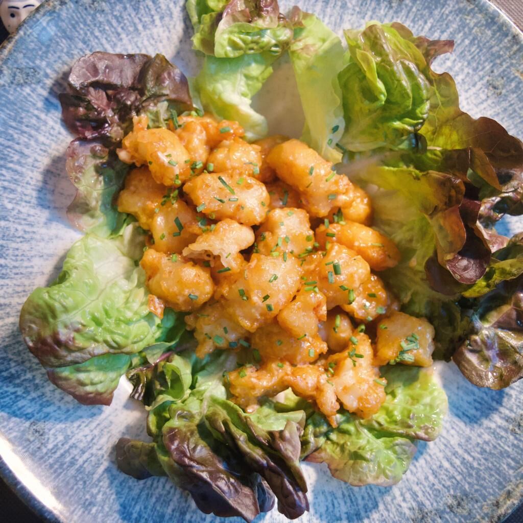 Tempura de langostinos