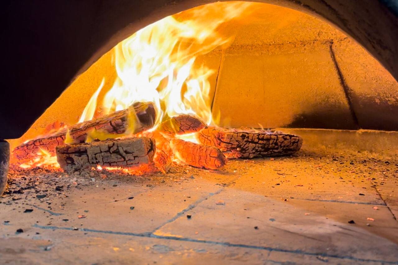 pizza au feu de bois