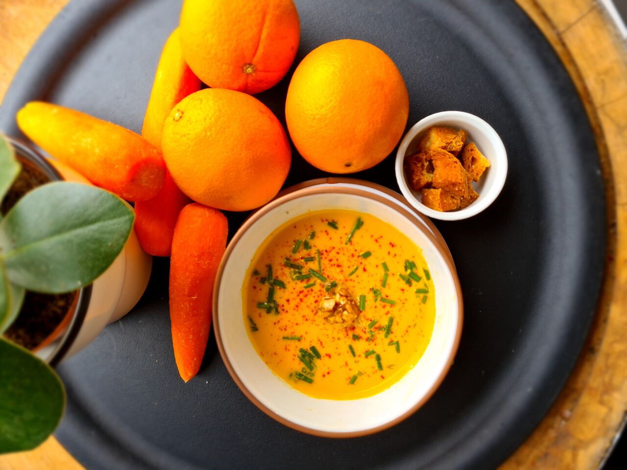 Notre soupe du moment : carotte, cumin et orange !