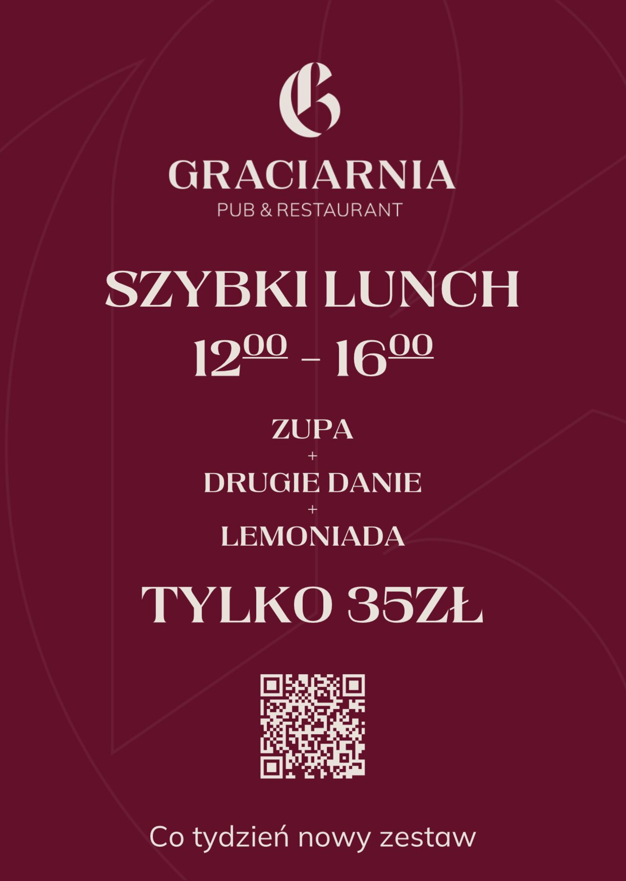 Szybki Lunch w Graciarnia za 35zł