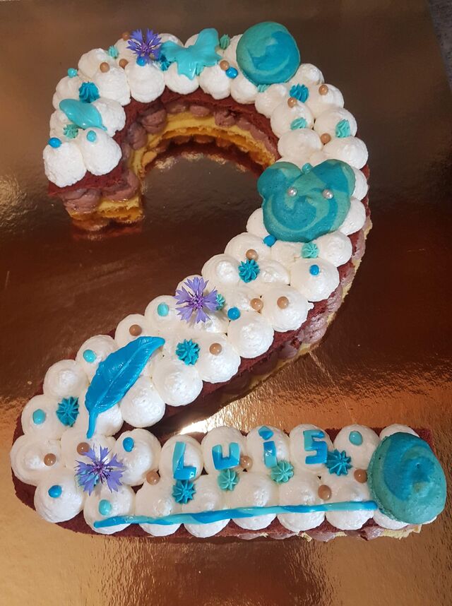 Numbers cake personnalisé