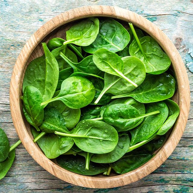 Jeunes épinards en sachet de 500g (selon arrivage et saison) - 1,20€ (prix variable selon arrivage et saison)