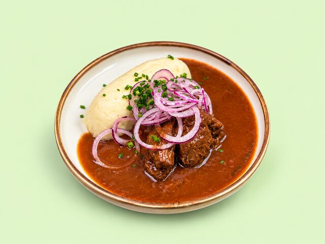 Menü 1: Rindsgulasch