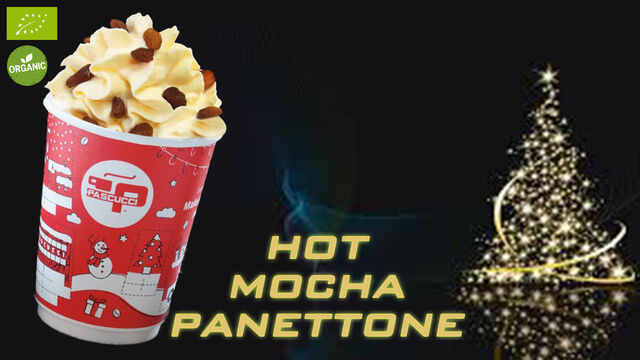 Una cioccolataio crema, caffè, uva passa... un panettone tutto da bere